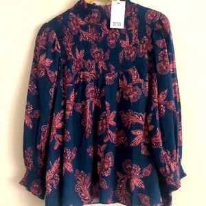 Rose and Olive long sleeve blouse